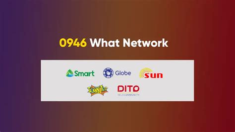0946 Mobile Network .